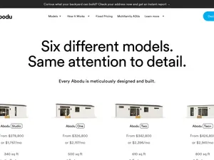 Abodu Configurator screenshot