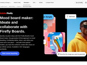 Adobe Express Mood Board screenshot