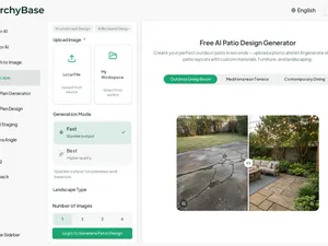 Archybase AI Patio & Driveway Design screenshot