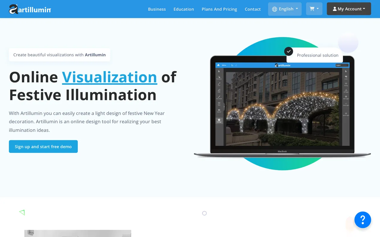 Artillumin home page screenshot