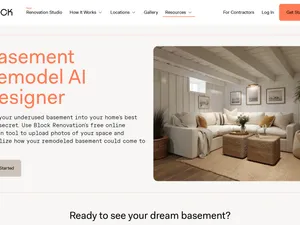 Block Renovation Basement Designer screenshot