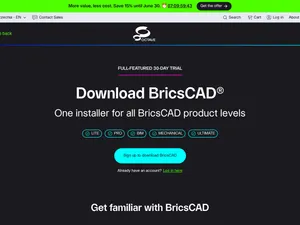 BricsCAD screenshot