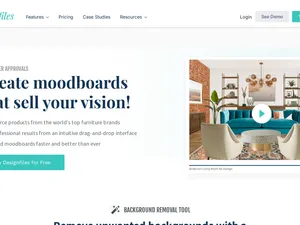 DesignFiles Moodboard Editor screenshot