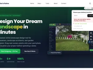 Dino's Palms Landscape Design Tool screenshot
