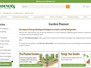 Gardener's Supply Garden Planner screenshot