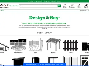 Menards Deck Designer screenshot