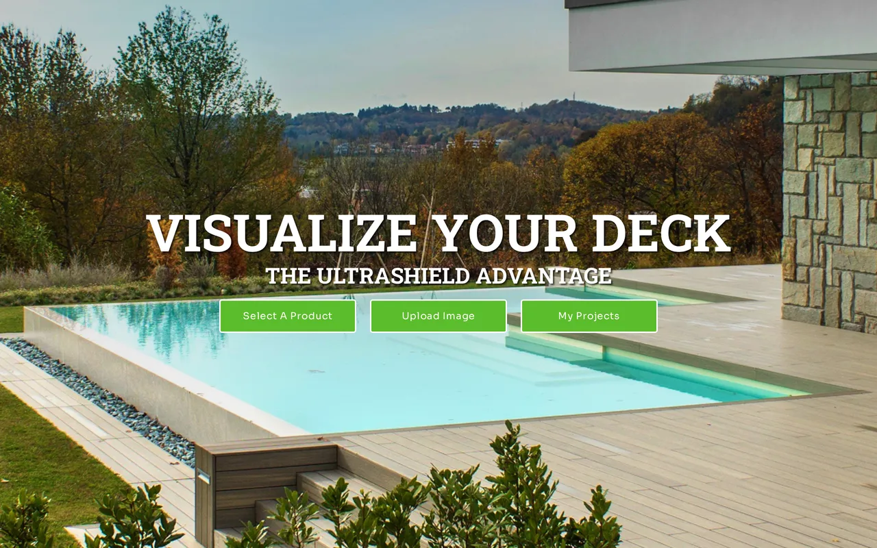 NewTechWood Visualizer home page screenshot