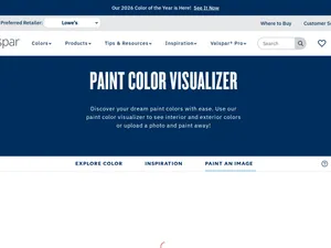 Valspar Color Visualizer screenshot