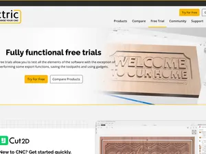 Vectric Trial screenshot
